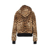 leo-print hoodie