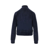 SPORTY AND RICH S crown tennis elio velour track jacket