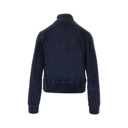 SPORTY AND RICH S crown tennis elio velour track jacket