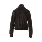 SPORTY AND RICH S crown tennis elio velour track jacket