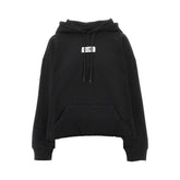 MM6 XS hoodie with raw-cut hem