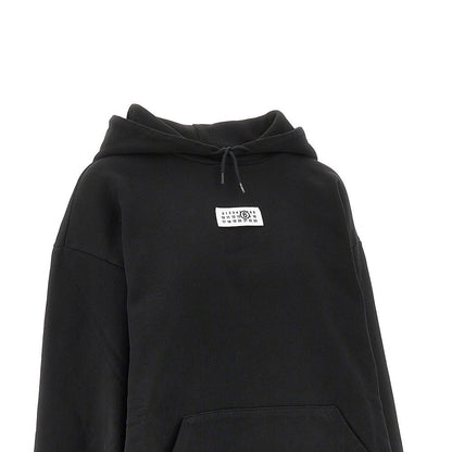MM6 XS hoodie with raw-cut hem