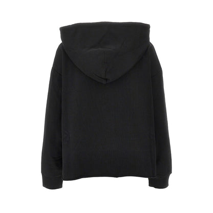 MM6 XS hoodie with raw-cut hem