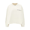 calligraphic logo print sweatshirt