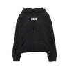 hoodie with raw-cut hem