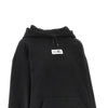 hoodie with raw-cut hem