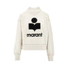 moby sweatshirt with flocked logo