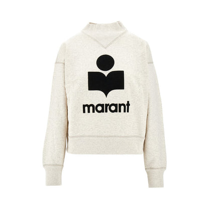 ISABEL MARANT ETOILE 34 moby sweatshirt with flocked logo