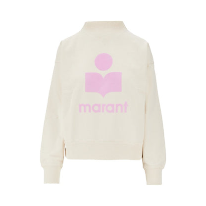 ISABEL MARANT ETOILE 36 moby sweatshirt with flocked logo