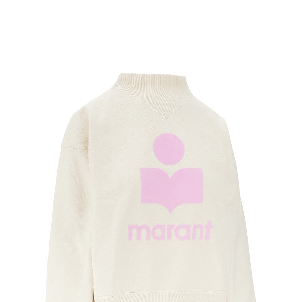 ISABEL MARANT ETOILE 36 moby sweatshirt with flocked logo