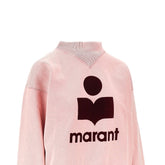 ISABEL MARANT ETOILE 36 moby sweatshirt with flocked logo