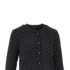 ottoman knit crewneck cardigan