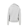 draped crewneck sweatshirt