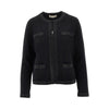 kendra wool-blend knitted cardigan