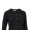 t monogram pointelle knit cardigan
