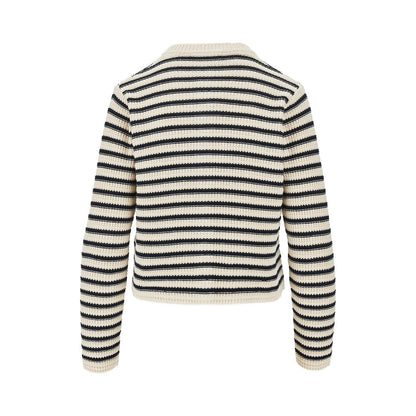MAX MARA WEEKEND S cotton-blend striped knitted cardigan