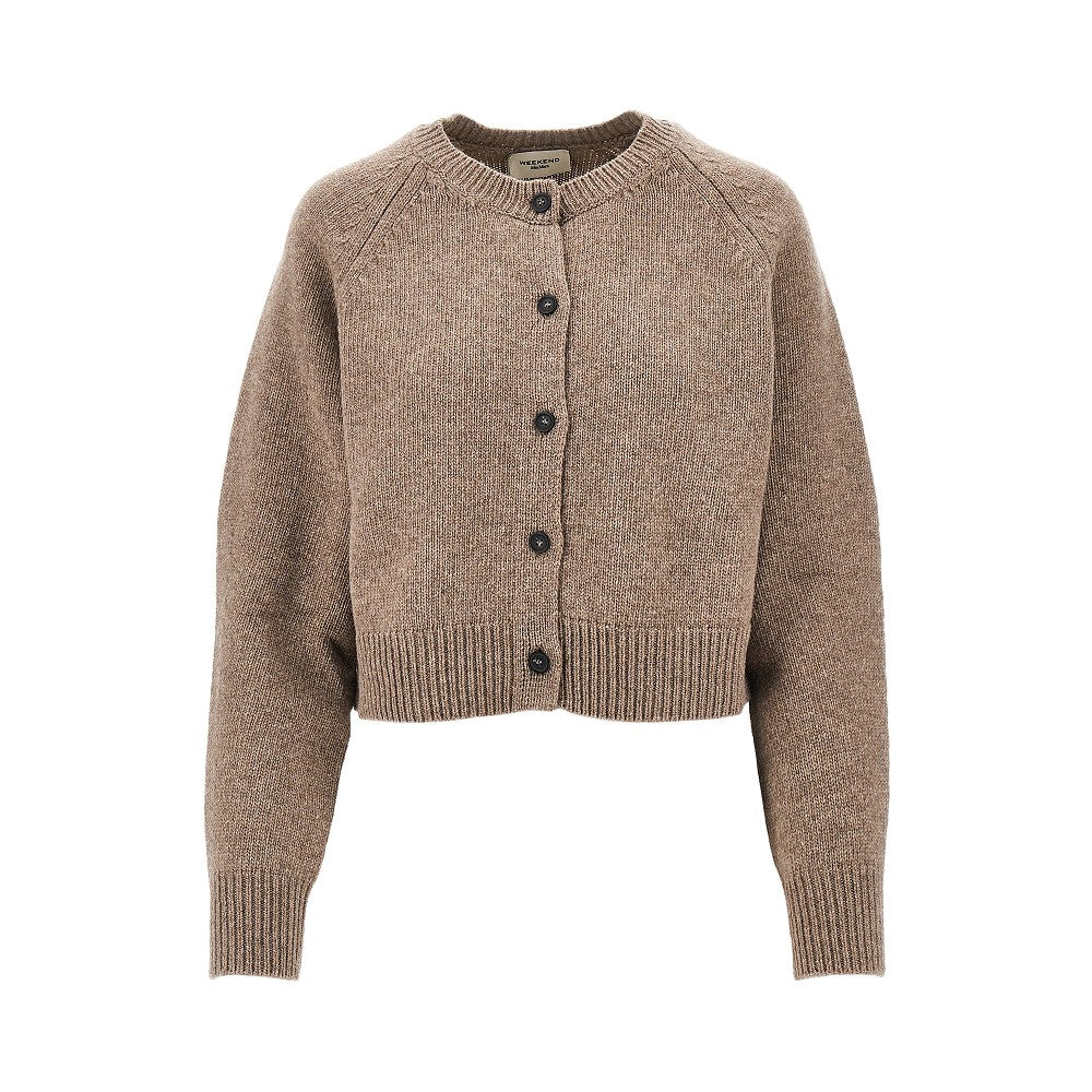 MAX MARA WEEKEND XS wool short cardigan