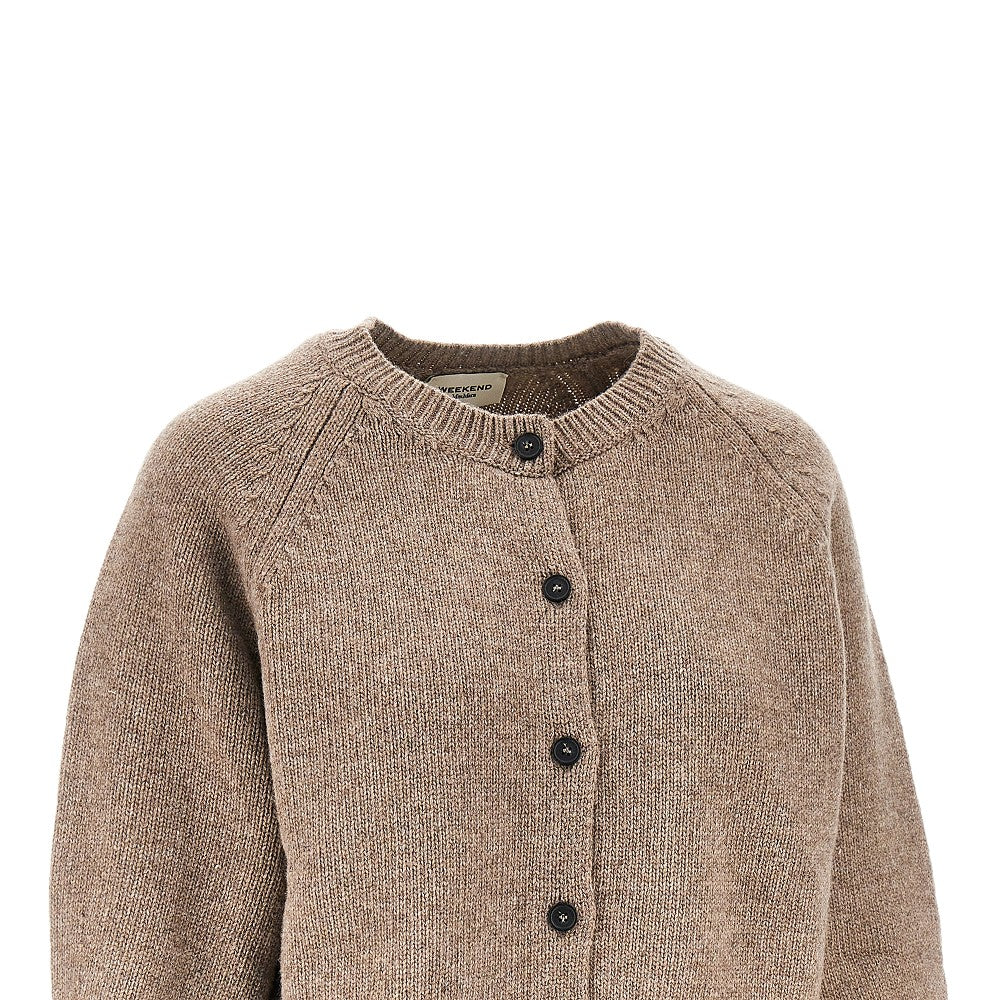 MAX MARA WEEKEND XS wool short cardigan
