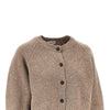 wool short cardigan
