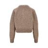 wool short cardigan