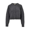 wool short cardigan