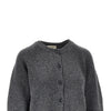 wool short cardigan