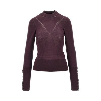 silk and merino wool-blend sweater