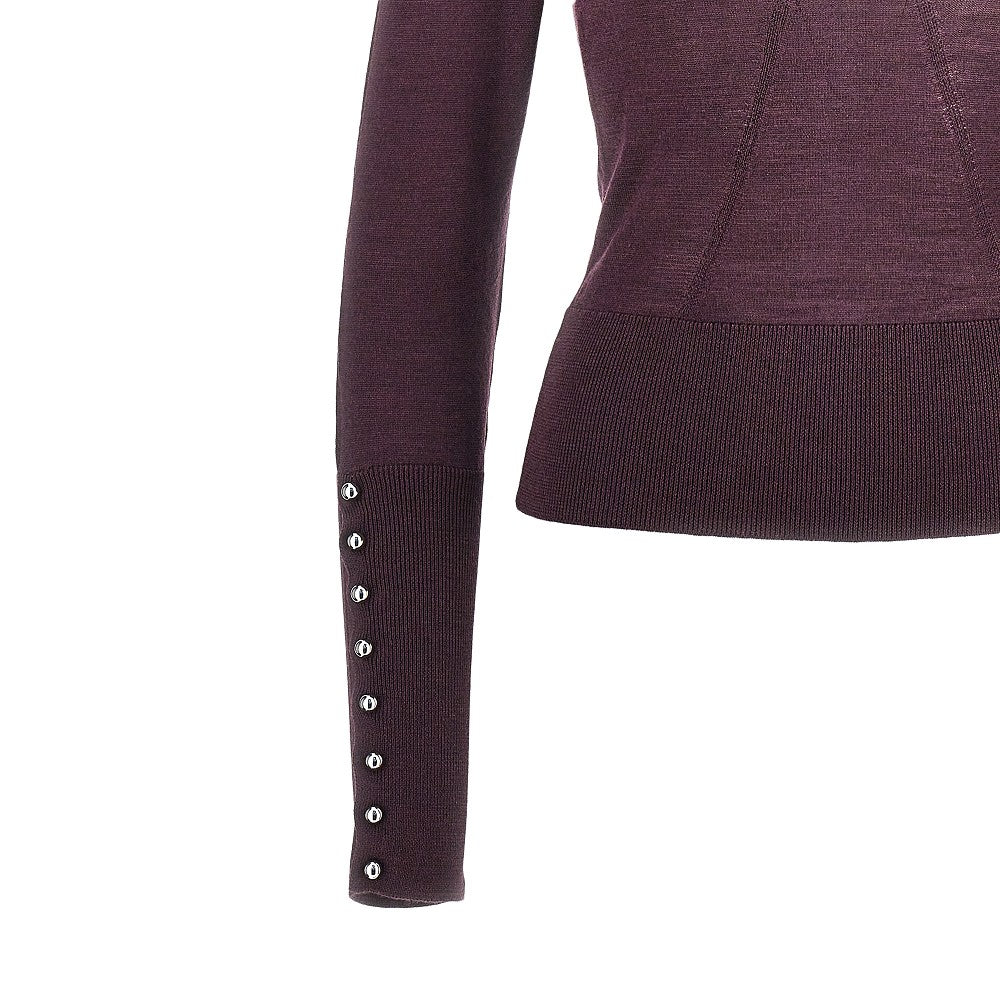 silk and merino wool-blend sweater