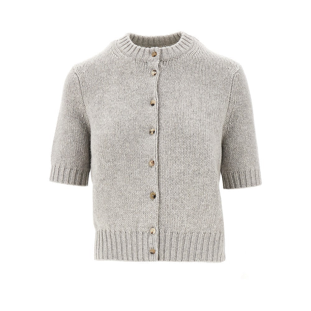 KHAITE L nora stretch cashmere cardigan