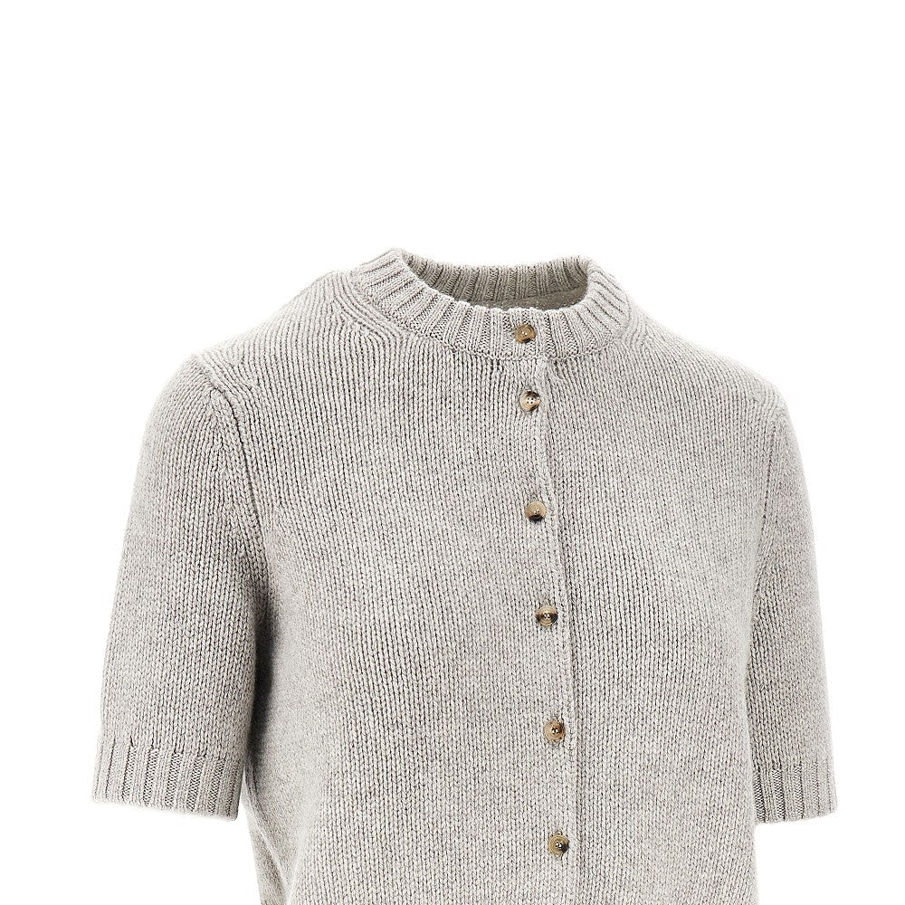 KHAITE S nora stretch cashmere cardigan