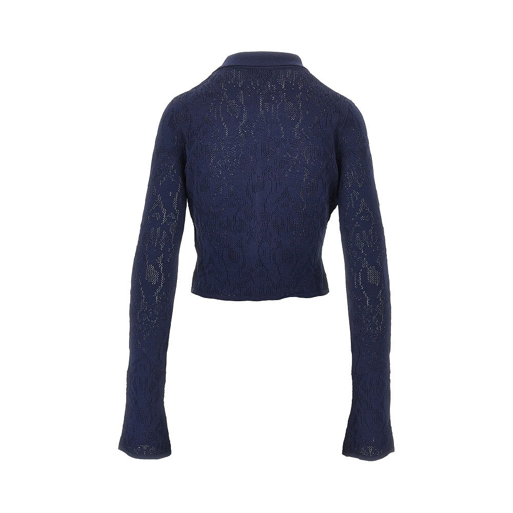 esibizionista capsule jacquard knit cardigan