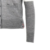THOM BROWNE 36 4 bar wool cardigan