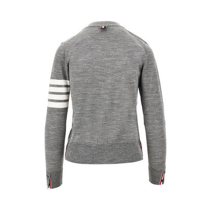 THOM BROWNE 36 4 bar wool cardigan