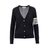 THOM BROWNE 36 4 bar wool cardigan