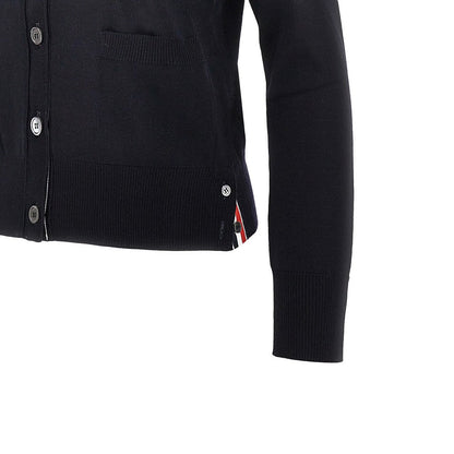 THOM BROWNE 36 4 bar wool cardigan