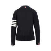 THOM BROWNE 36 4 bar wool cardigan
