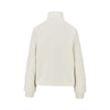 french terry and nylon full-zip jacket