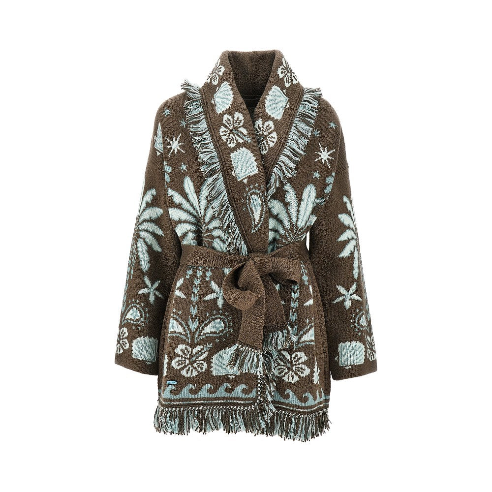 ALANUI S echoes of the island wool blend cardigan