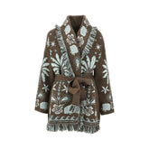 ALANUI S echoes of the island wool blend cardigan