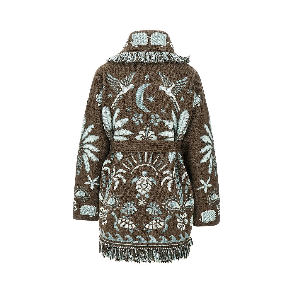 ALANUI S echoes of the island wool blend cardigan