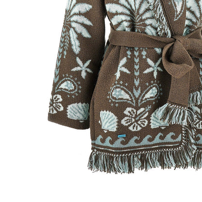 ALANUI S echoes of the island wool blend cardigan