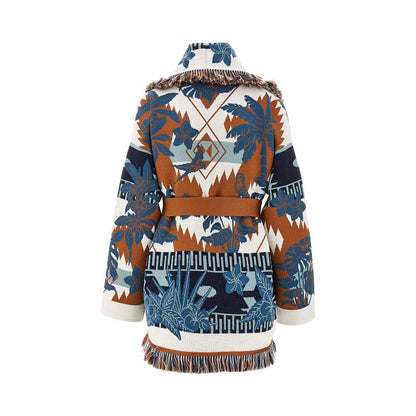 ALANUI M island soul jacquard wool cardigan