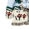 casa alanui wool-blend cardigan