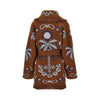 island roots jacquard wool cardigan
