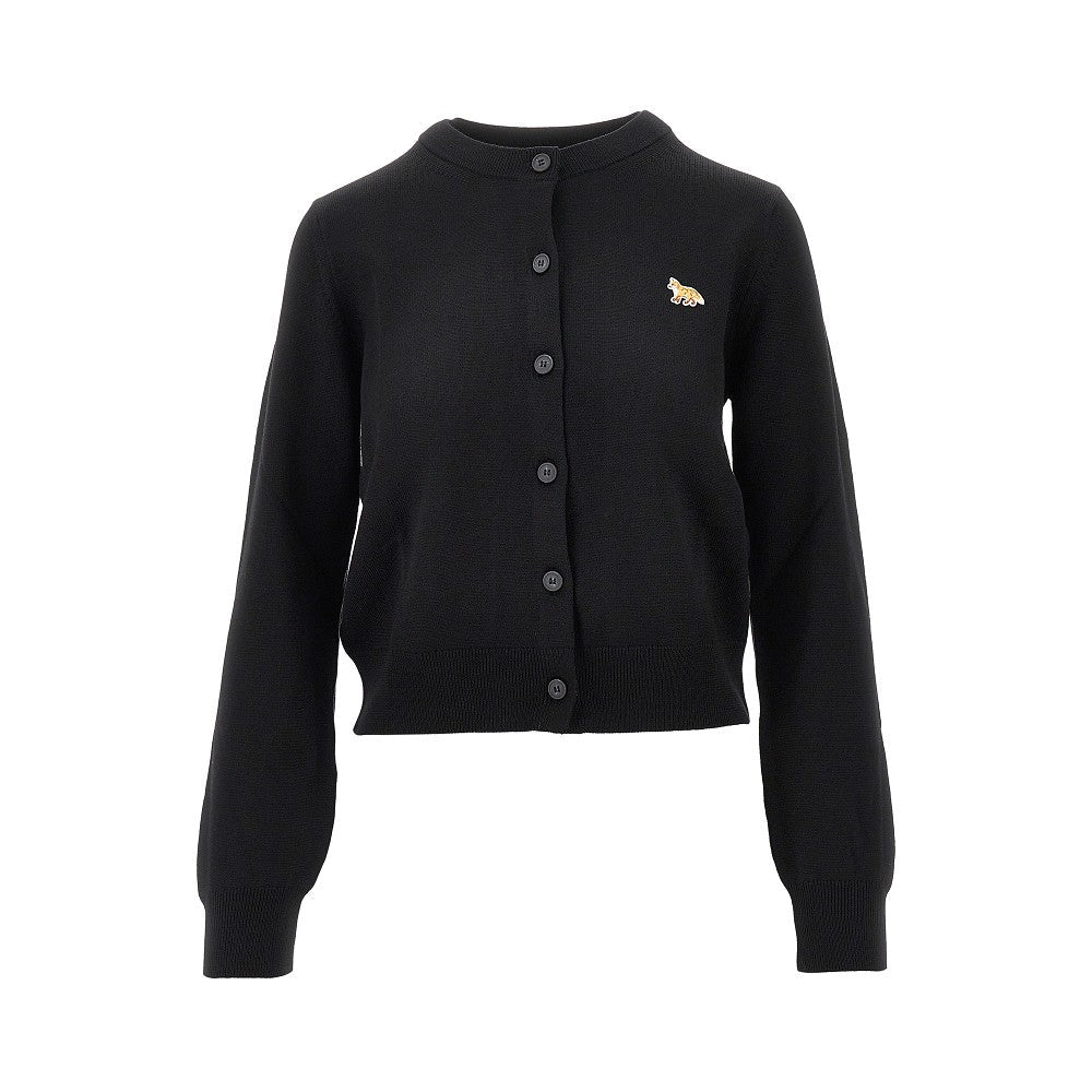 MAISON KITSUNE XS baby fox wool cardigan