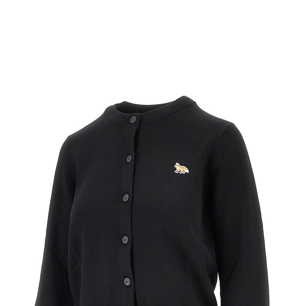 MAISON KITSUNE XS baby fox wool cardigan