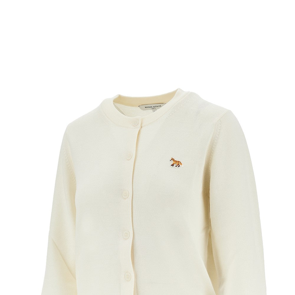 MAISON KITSUNE XS baby fox wool cardigan