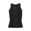 logo print ribbed tank top