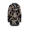 jacquard wool cardigan