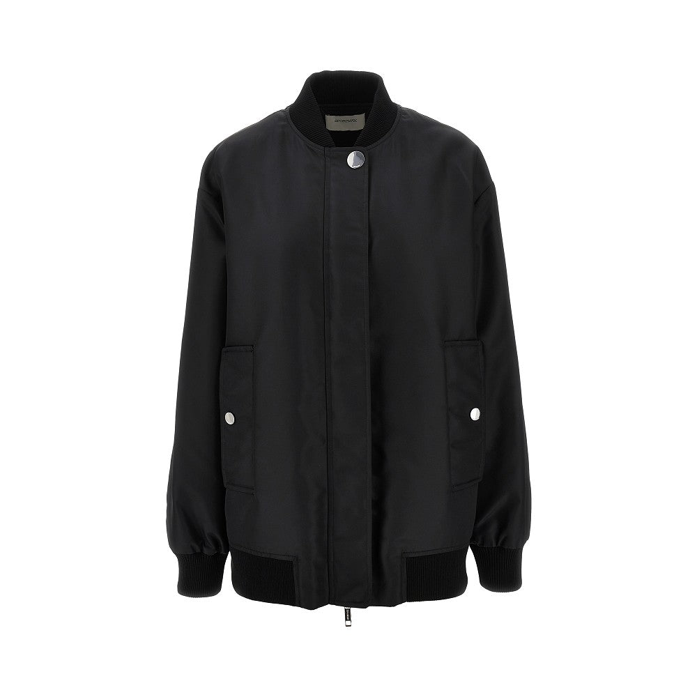 SPORTMAX 44 padded nylon oversized bomber jacket
